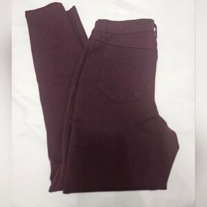 Dictionary Maroon Skinny Ankle Pants!